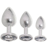 Ouch! New York Collection Metal Anal Plug Set - Tophatter's Adult Sex Toys Online Anal Sex Toys > Butt Plugs - Tophatter Daily Deals