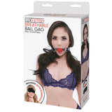 Lux Fetish Breathable Ball Gag in Red - Tophatter's Adult Sex Toys Online Bondage and Fetish > Ball Gags & Mouth Restraints - Tophatter Daily Deals