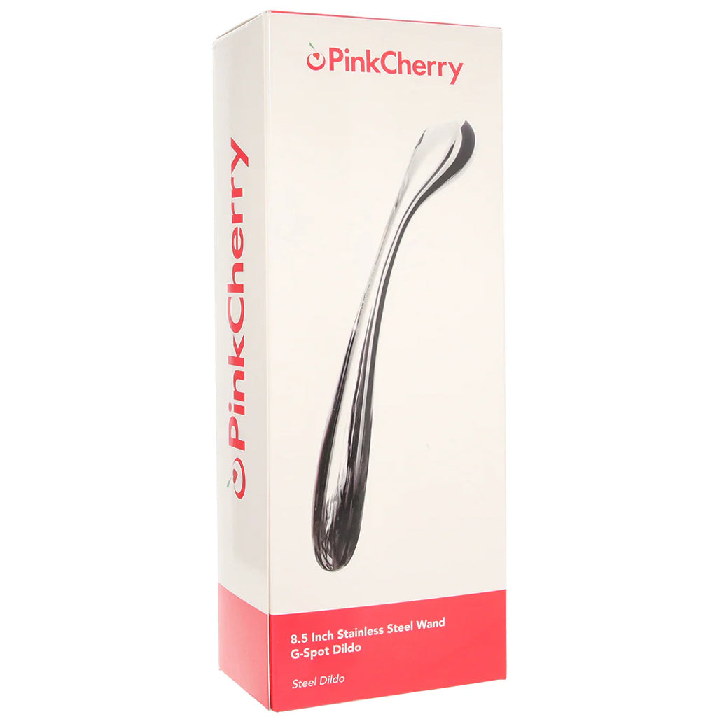 PinkCherry 8.5 Inch Stainless Steel Wand G-Spot Dildo - Tophatter's Adult Sex Toys Online Dildo Sex Toys > G-Spot Dildos - Tophatter Daily Deals