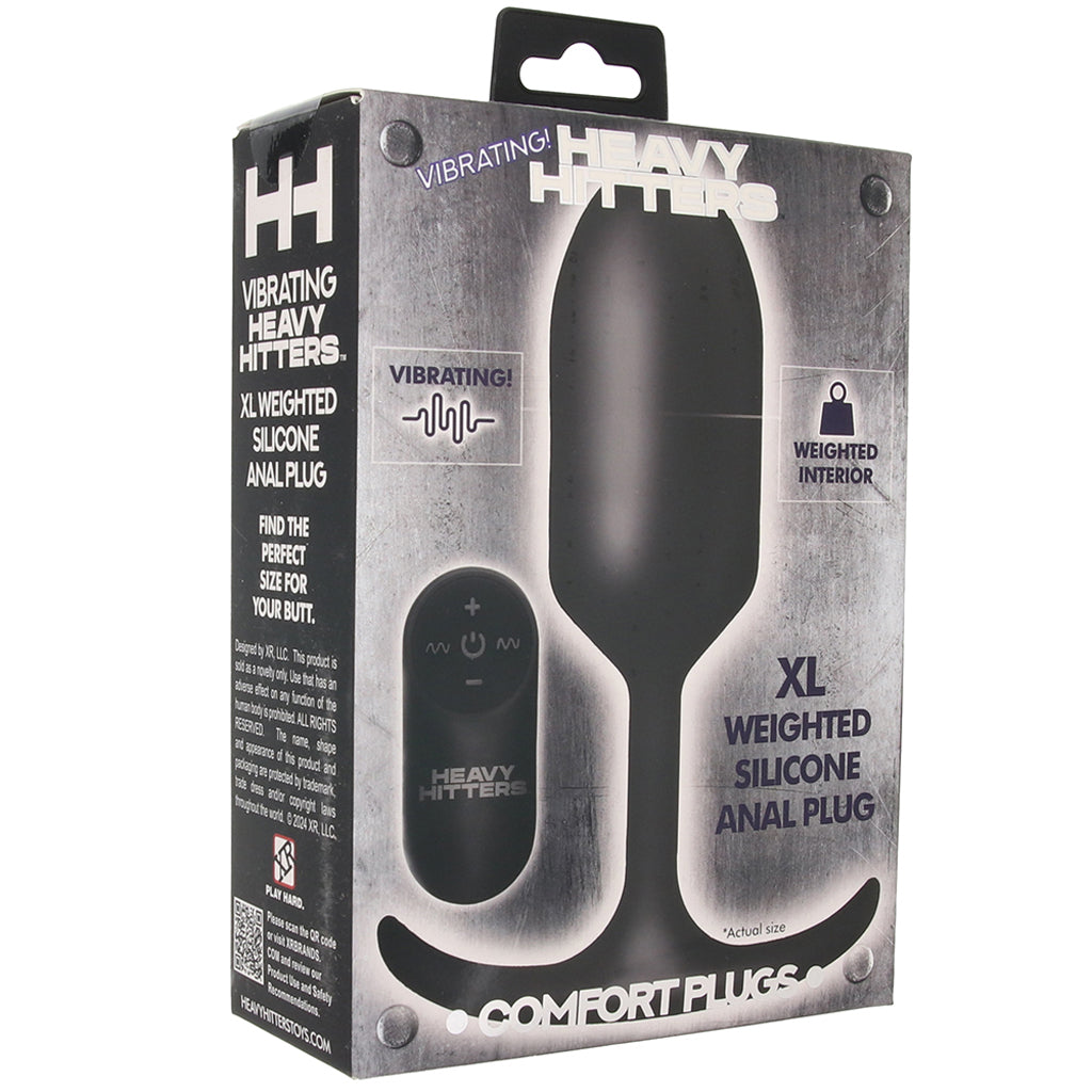 Heavy Hitters Weighted Silicone Anal Plug Vibe Anal Sex Toys > Butt Plugs - Tophatter Daily Deals