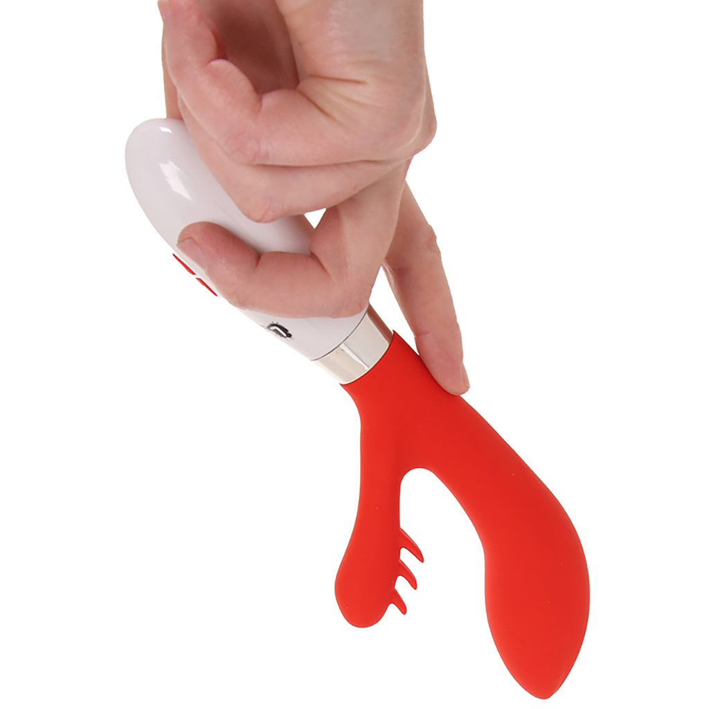 Luminous Agave Rabbit Vibe in Red Vibrators > Rabbit Vibrators - Tophatter Daily Deals