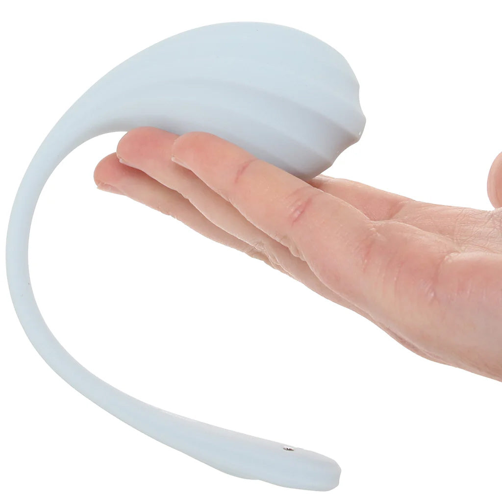 Satisfyer Smooth Petal Wearable Vibe in Light Blue Vibrators > Bullet and Egg Vibrators - Tophatter Daily Deals
