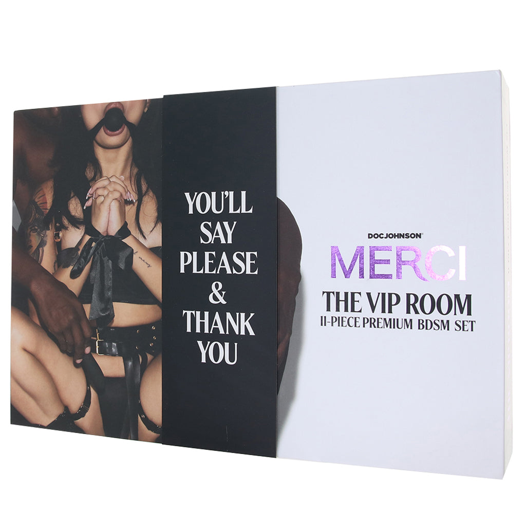 Merci The Vip Room Bdsm Premium Set Bondage and Fetish > Starter BDSM Kits - Tophatter Daily Deals