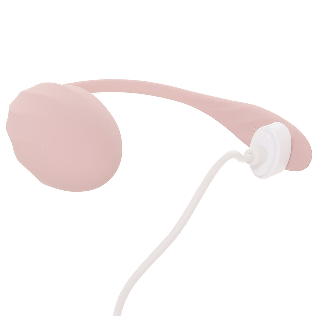 Satisfyer Ribbed Petal Wearable Vibe in Rose Vibrators > Wearable & Panty Vibrators - Tophatter Daily Deals