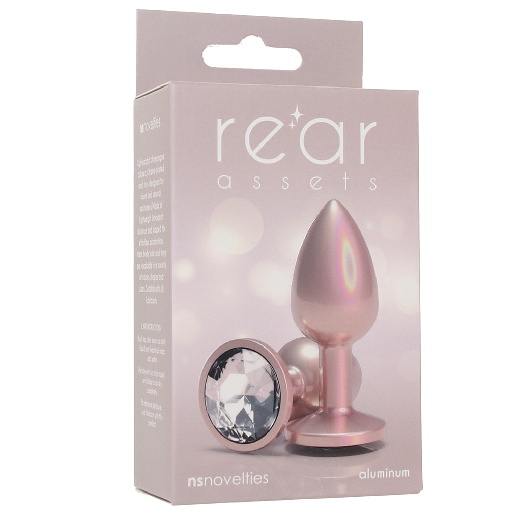 Rear Assets Small Metal Butt Plug in Champagne Anal Sex Toys > Butt Plugs - Tophatter Daily Deals