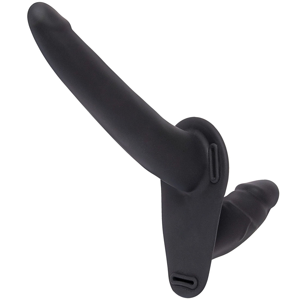 Lux Fetish Silicone Strap-On with Double Dildo - Tophatter's Vibrator Deals Online Dildo Sex Toys > Strap-On and Harnesses - Tophatter Daily Deals