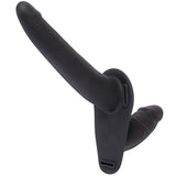 Lux Fetish Silicone Strap-On with Double Dildo - Tophatter's Vibrator Deals Online Dildo Sex Toys > Strap-On and Harnesses - Tophatter Daily Deals