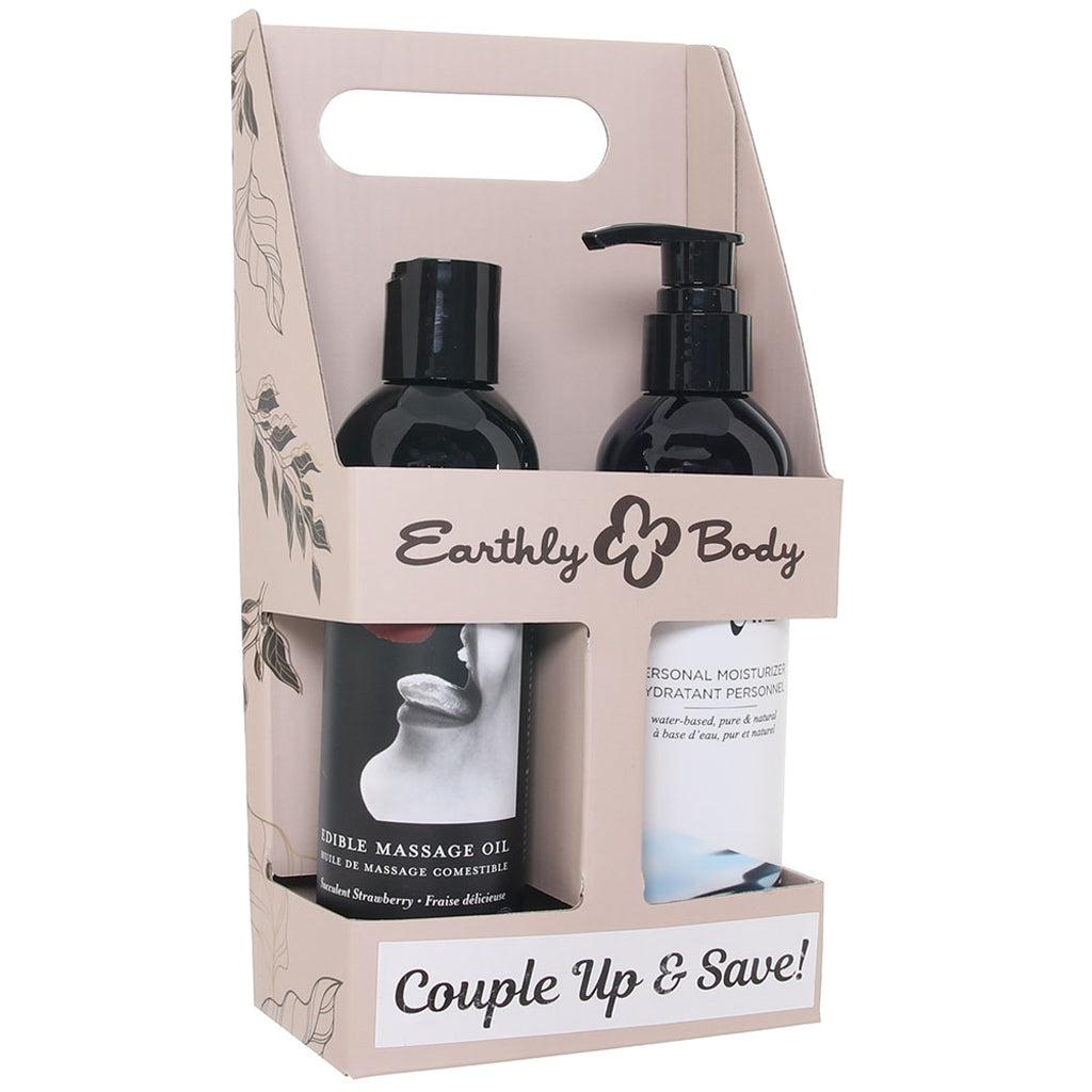 Hemp Seed Better Together Set in Succulent Strawberry Lubes and Lotions > Flavored Sex Lubes - Tophatter Daily Deals