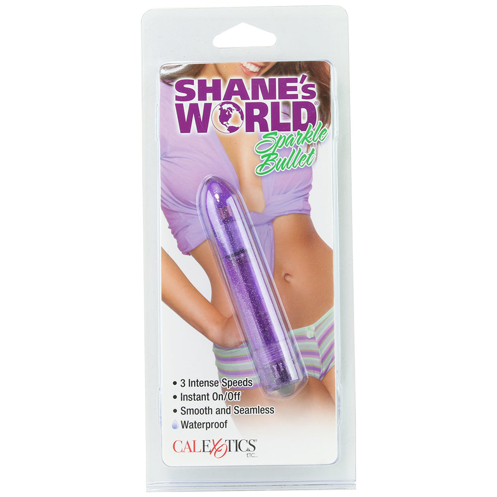Shane's World Sparkle Bullet Vibe in Purple Vibrators > Bullet and Egg Vibrators - Tophatter Daily Deals