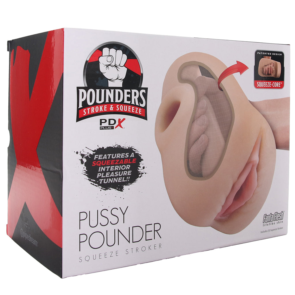 PDX Pussy Pounder Squeeze Stroker in Light Male Masturbators > Pocket Strokers - Tophatter Daily Deals