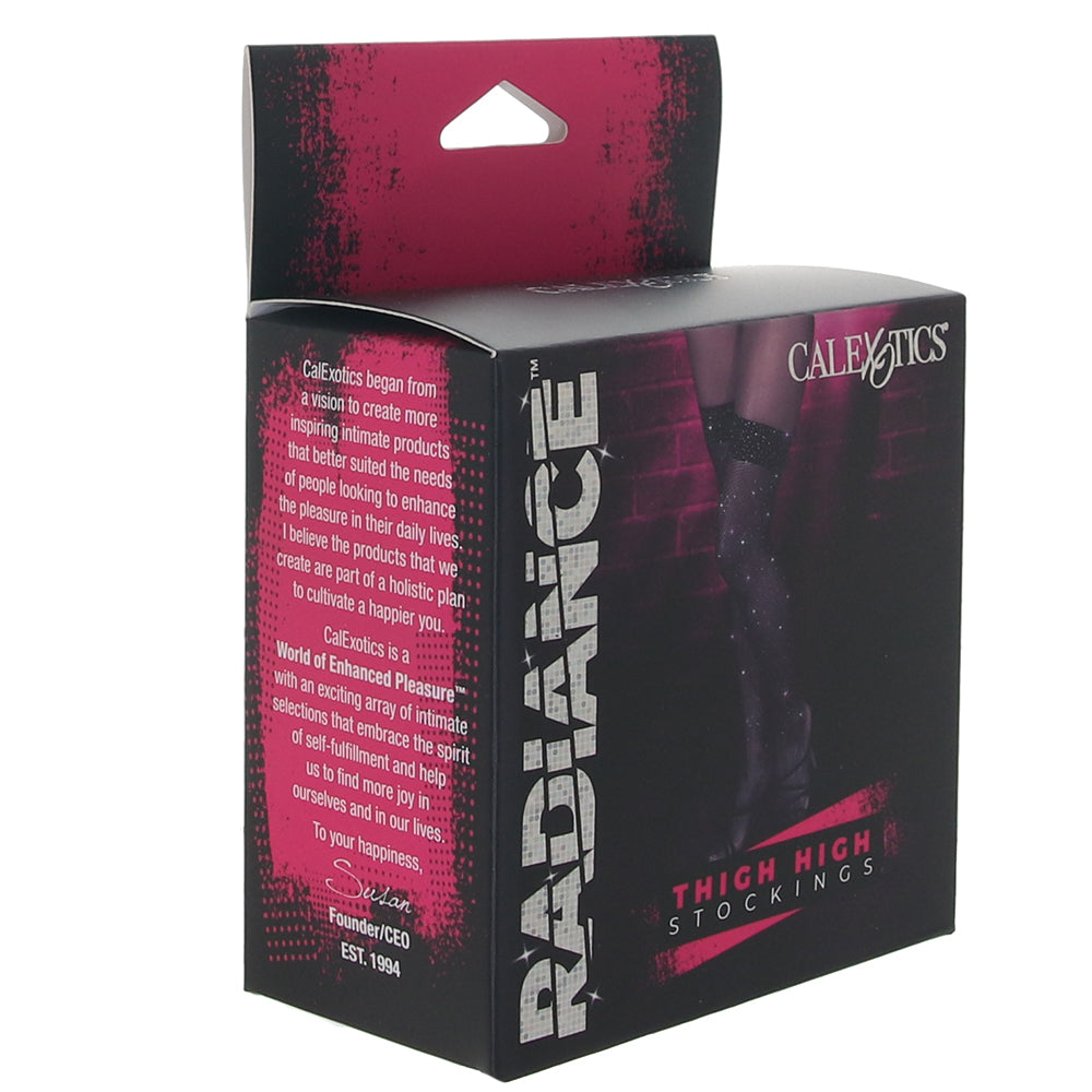 Radiance Thigh High Stockings XL Bondage and Fetish > Pleasure Masks and Dress Up Play - Tophatter Daily Deals