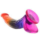 Crystal Jellies 9.5 Inch Cock & Balls Dildo in Rainbow Dildo Sex Toys > Realistic Dildos - Tophatter Daily Deals