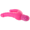 Bendie Stud Over & Under Vibe in Pink Vibrators > Double Penetration - Tophatter Daily Deals