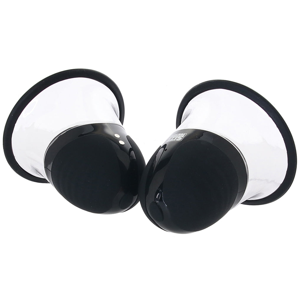 Size Matters Rotating Nipple Suckers in Black - Tophatter's Adult Products Bondage and Fetish > Nipple Stimulators & Clamps - Tophatter Daily Deals