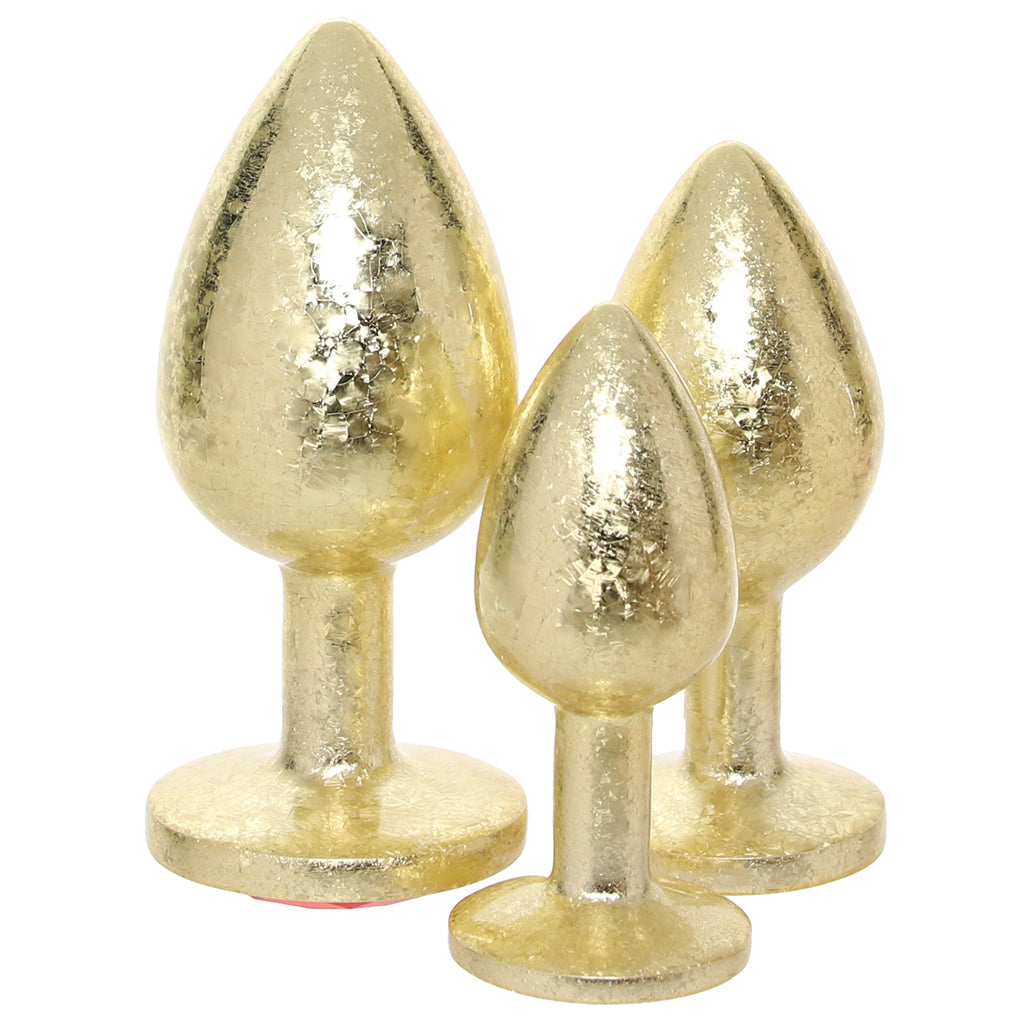 Ouch! Milan Collection Metal Anal Plug Set - Tophatter's Adult Sex Toys Online Anal Sex Toys > Butt Plugs - Tophatter Daily Deals