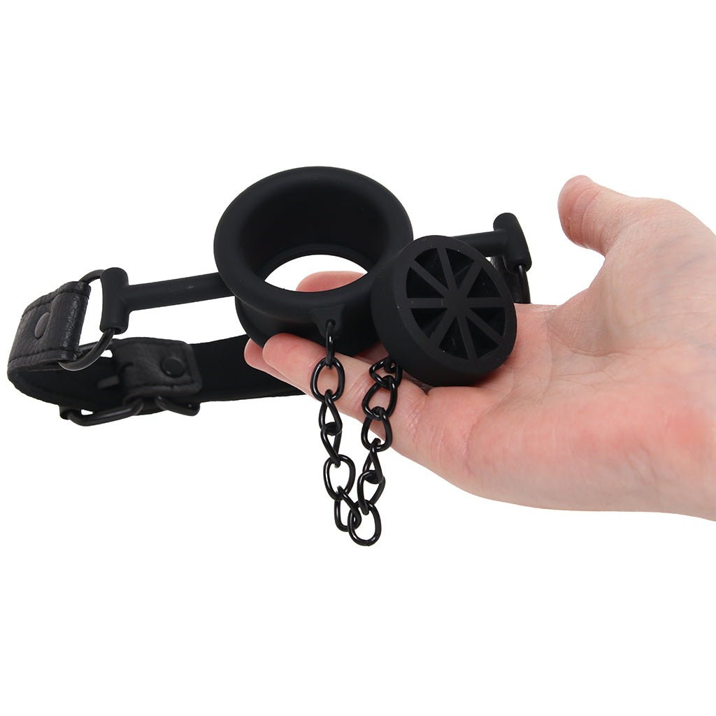 Nocturnal Collection Stopper Gag Bondage and Fetish > Ball Gags & Mouth Restraints - Tophatter Daily Deals
