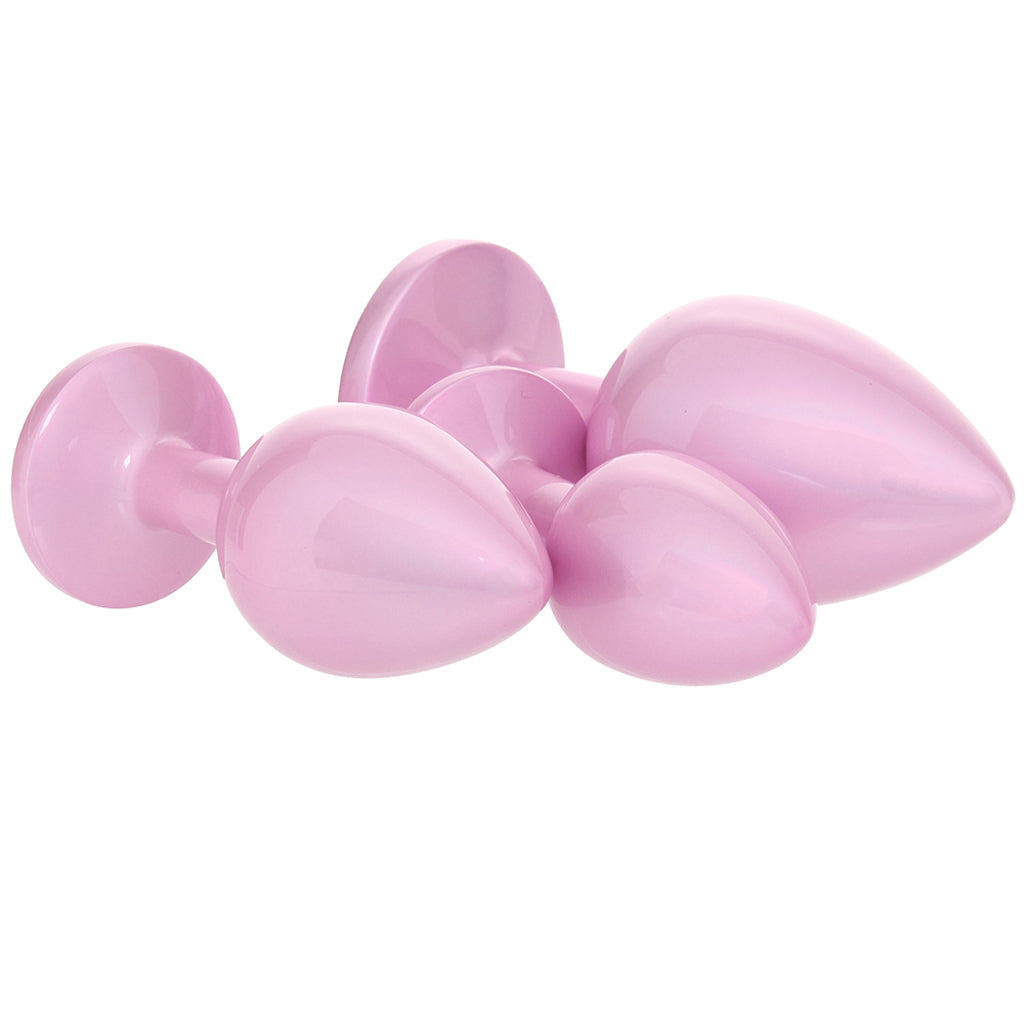 Rear Assets 3 Piece Metal Plug Set - Tophatter's Adult Sex Toys Online Anal Sex Toys > Butt Plugs - Tophatter Daily Deals