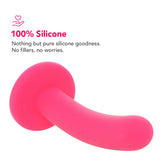 PinkCherry Premium 6 Inch Pink Silicone Slim Anal Dildo Dildo Sex Toys > Anal Dildos - Tophatter Daily Deals