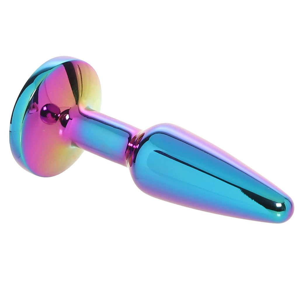 Rear Assets Small Tapered Butt Plug in Multicolour - Tophatter's Adult Sex Toys Online Anal Sex Toys > Butt Plugs - Tophatter Daily Deals