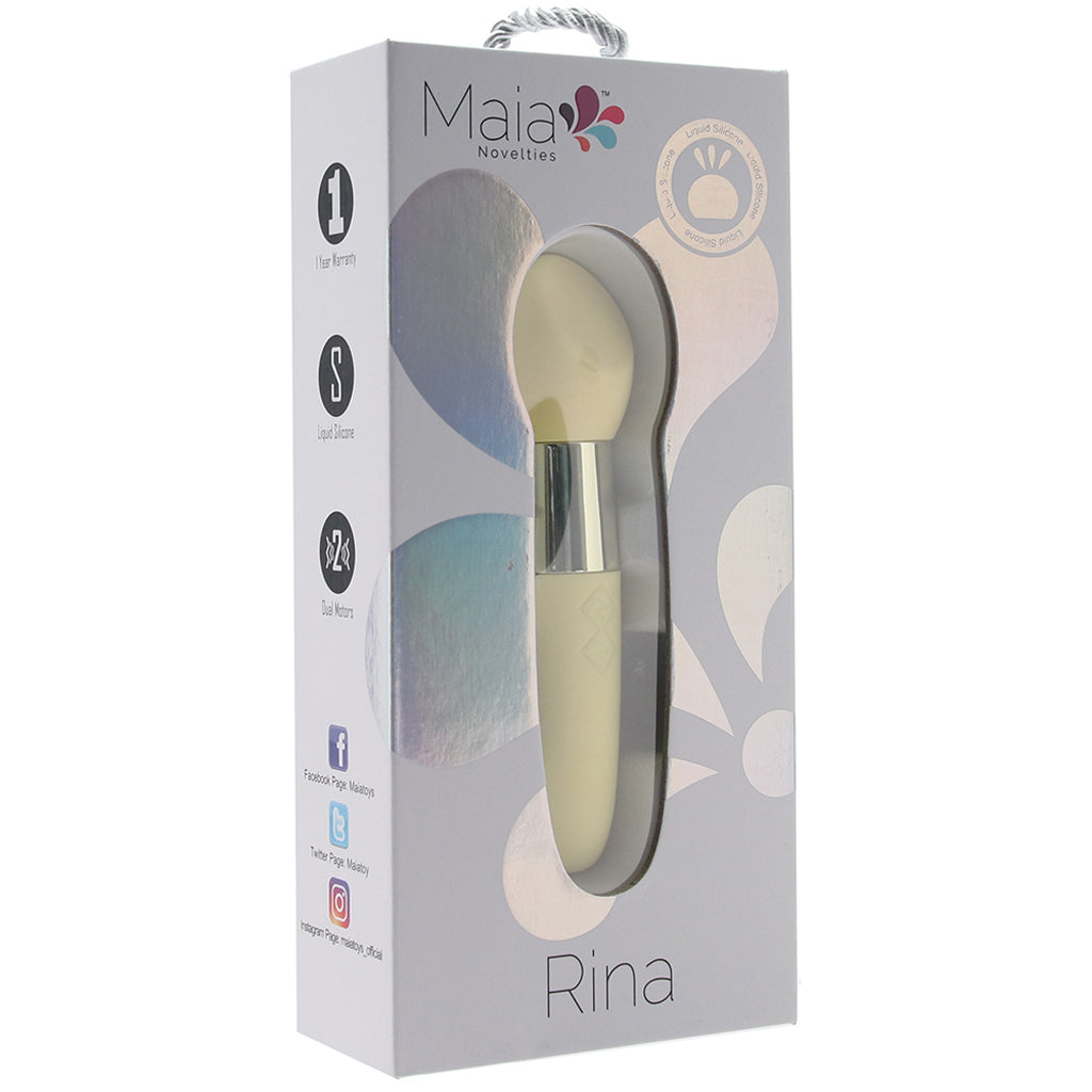 Rina Double Sided Silicone Bullet Vibe in Yellow Vibrators > Clitoral Stimulators - Tophatter Daily Deals