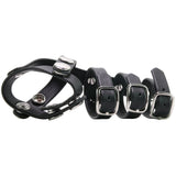 Blue Line Triple Cock and Ball Strap with Leash Lead - Tophatter's Adult Sex Toys Online Bondage and Fetish > Cock and Ball Devices - Tophatter Daily Deals