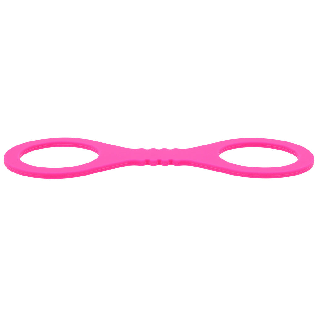 Sex & Mischief Hot Pink Silicone Cuffs in Small Bondage and Fetish > Wrist and Ankle Cuffs - Tophatter Daily Deals