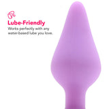Candy Hearts F**k Me Medium Butt Plug in Purple Anal Sex Toys > Butt Plugs - Tophatter Daily Deals