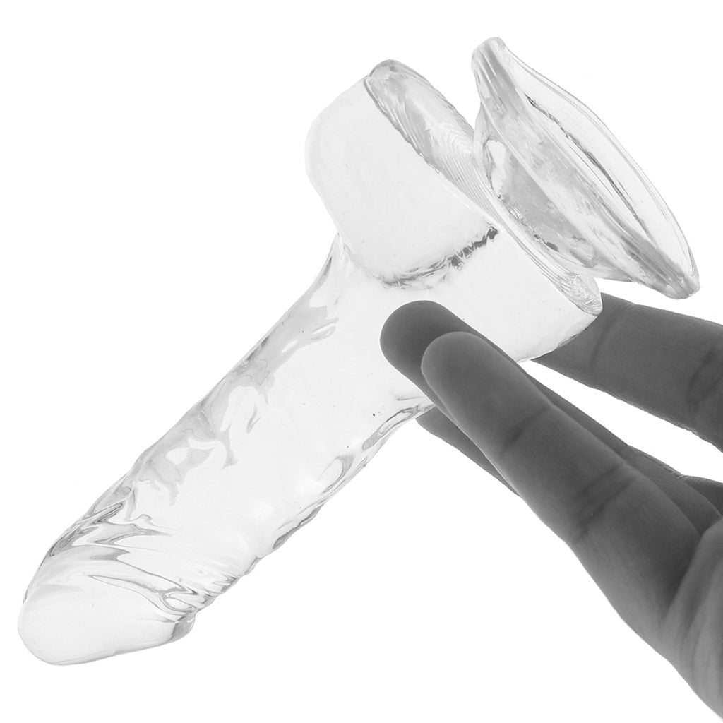 King Cock 4 Inch Ballsy Dildo in Clear - Tophatter's Adult Products Dildo Sex Toys > Realistic Dildos - Tophatter Daily Deals