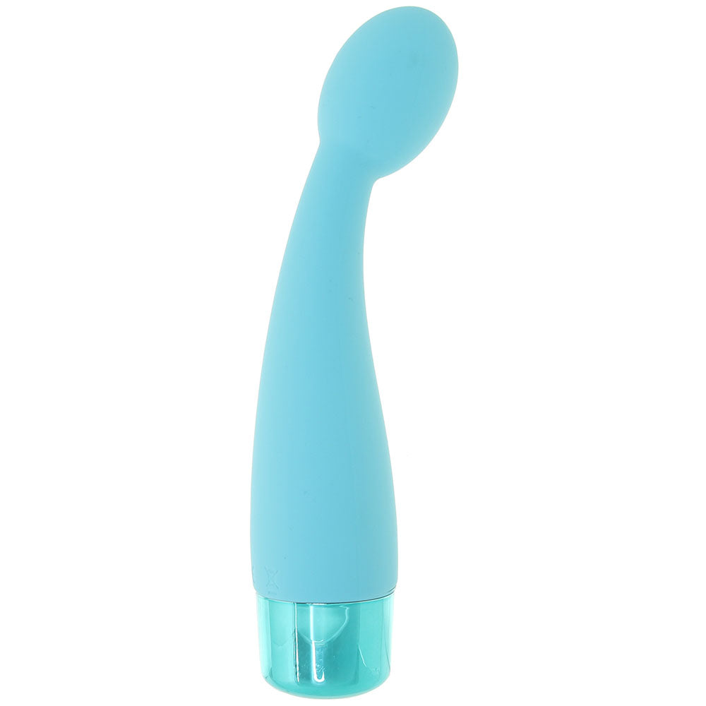 Eden Silicone Tulip Vibe in Teal Vibrators > G-Spot Vibrators - Tophatter Daily Deals