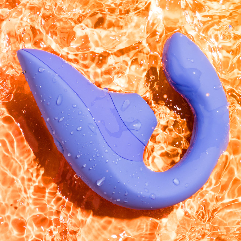 Womanizer Blend Dual Stimulator in Blue Vibrators > G-Spot Vibrators - Tophatter Daily Deals