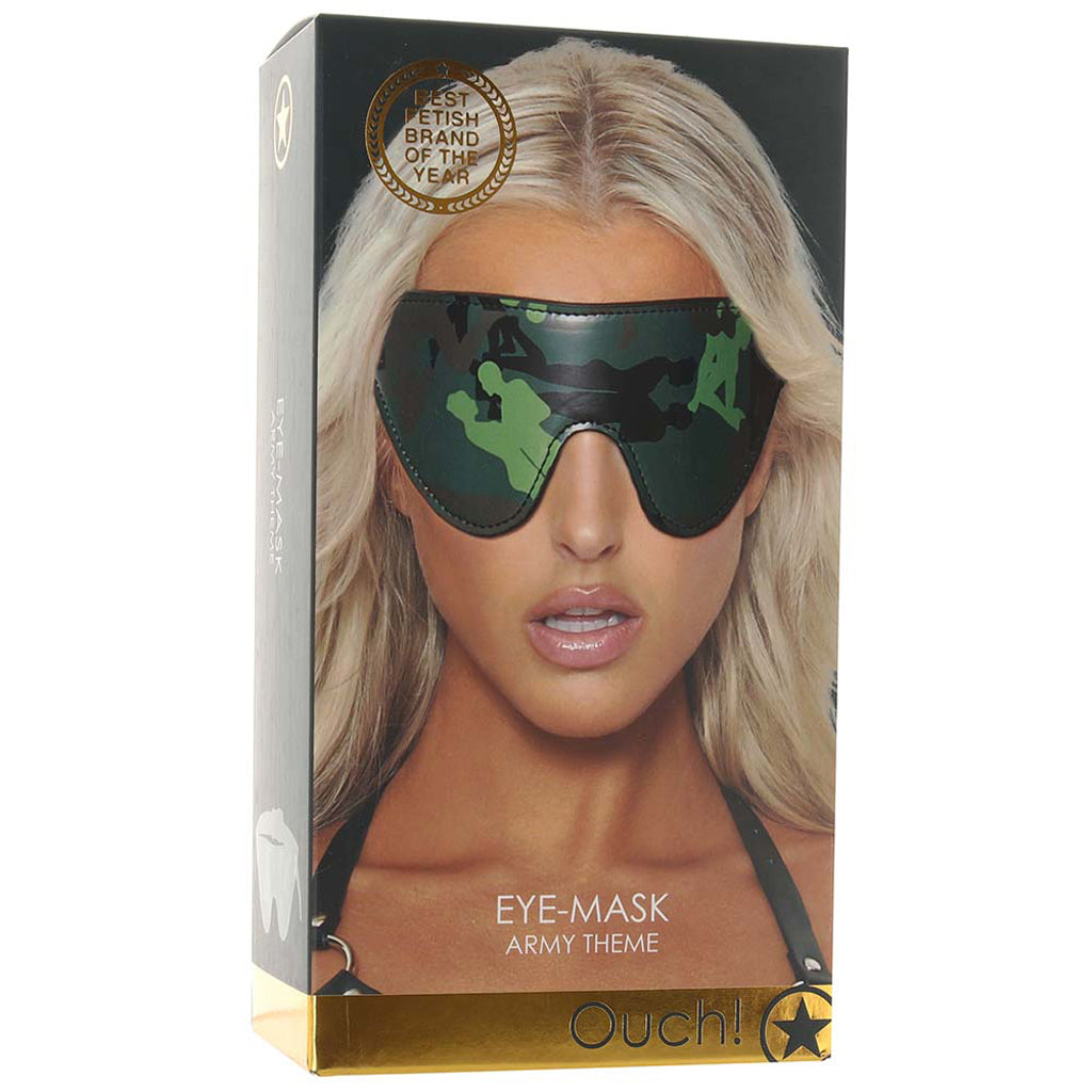 Ouch! Army Themed Eye Mask Bondage and Fetish > Pleasure Masks and Dress Up Play - Tophatter Daily Deals