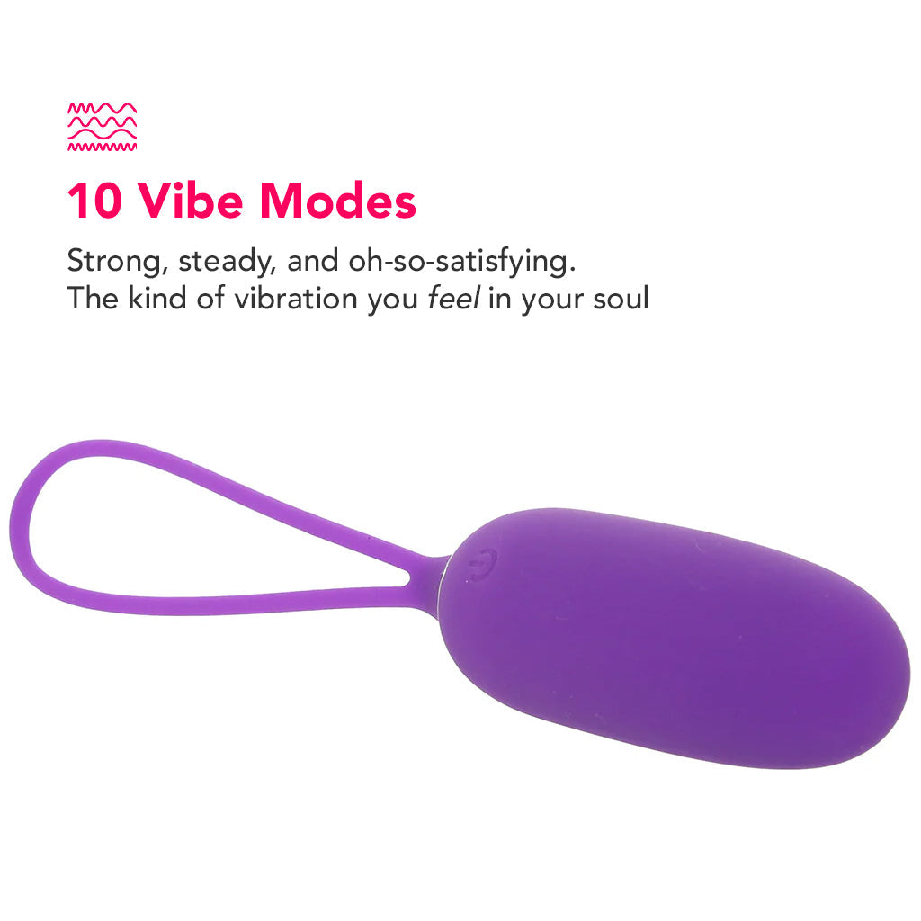 PinkCherry Remote Control Bullet Vibe in Purple Vibrators > Bullet and Egg Vibrators - Tophatter Daily Deals