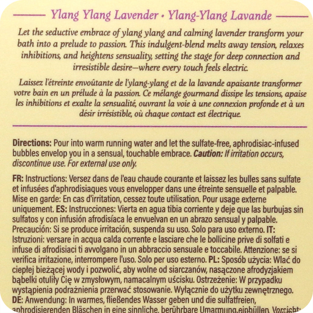 At Night Bubble Bath 8.4oz/250ml in Ylang-Ylang Lavender Lubes and Lotions > Hair & Skincare - Tophatter Daily Deals