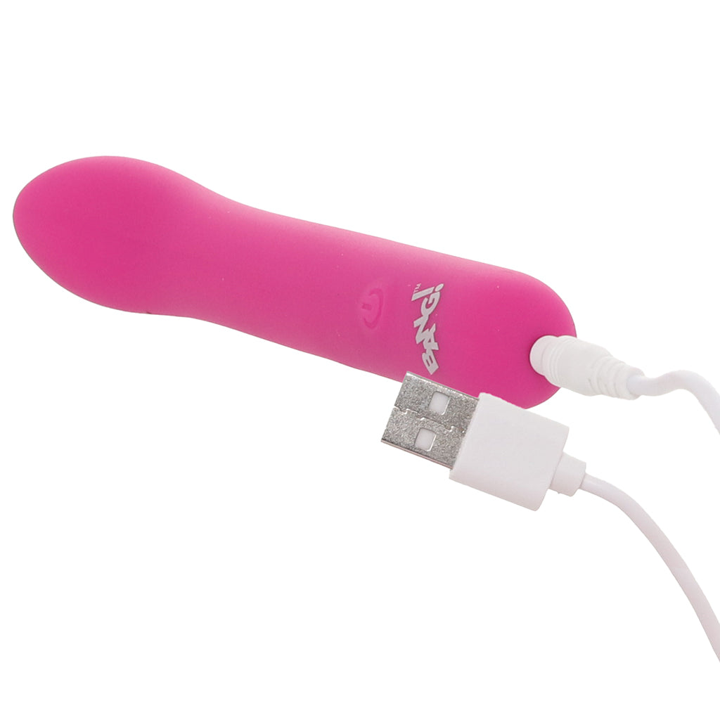 Bang! Flexible Silicone G-Spot Vibe in Pink Vibrators > G-Spot Vibrators - Tophatter Daily Deals