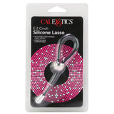 E-Z Cinch Silicone Lasso Cock Ring in Black Cock Rings - Tophatter Daily Deals