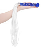 Chrystalino Whipster Glass Handled Flogger Bondage and Fetish > Whips and Crops - Tophatter Daily Deals