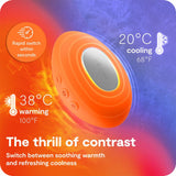 We-Vibe Temp Temperature Play Vibe in Tangerine - Tophatter's Adult Sex Toys Online Vibrators > Clitoral Stimulators - Tophatter Daily Deals