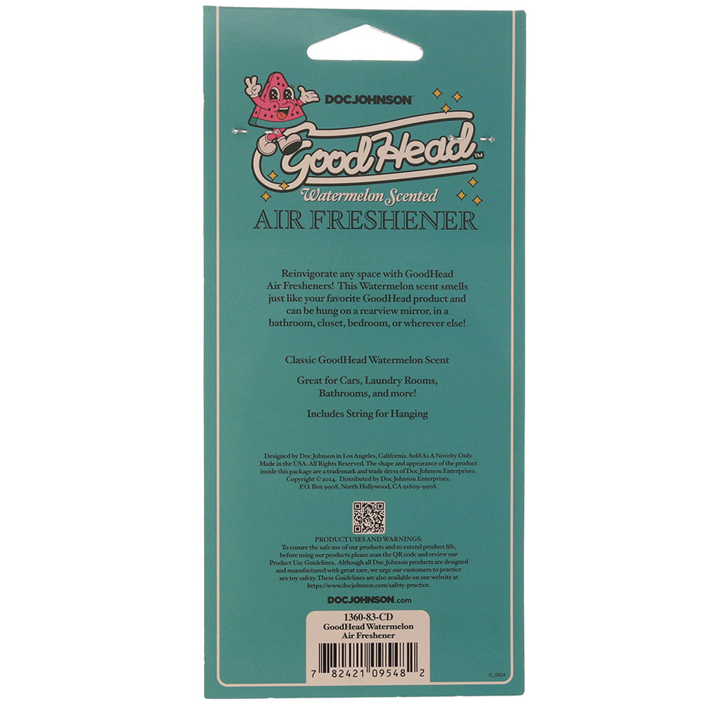GoodHead Air Freshener in Watermelon - Tophatter's Adult Sex Toys Online Novelties 'n Parties - Tophatter Daily Deals