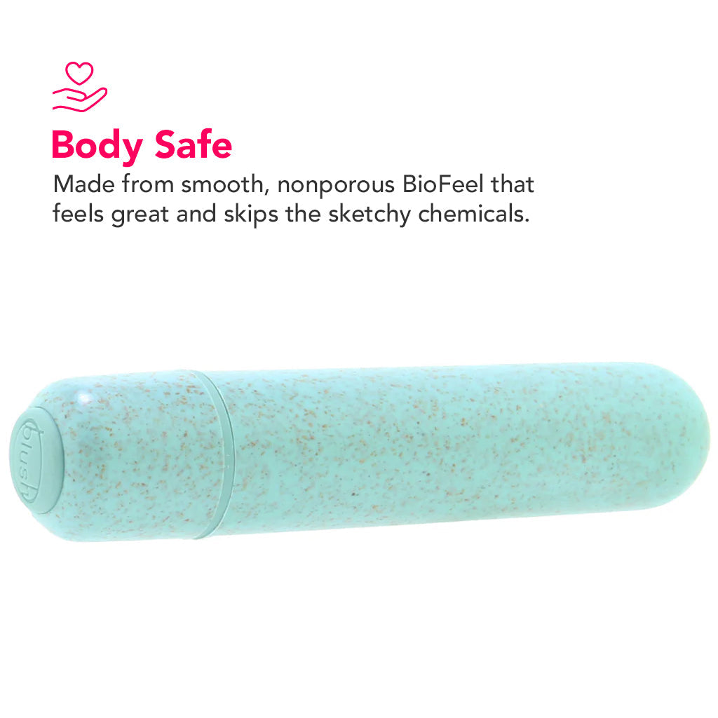Gaia BioFeel Biodegradable Bullet Vibe in Aqua Vibrators > Bullet and Egg Vibrators - Tophatter Daily Deals