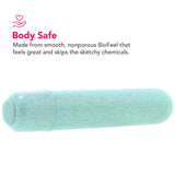 Gaia BioFeel Biodegradable Bullet Vibe in Aqua Vibrators > Bullet and Egg Vibrators - Tophatter Daily Deals