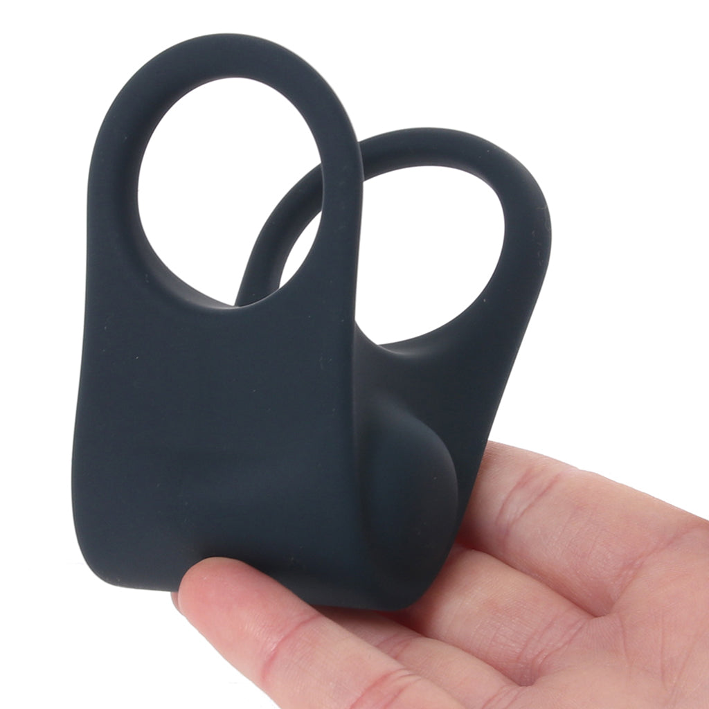 Hard Double C-Ring Vibe Cock Rings - Tophatter Daily Deals