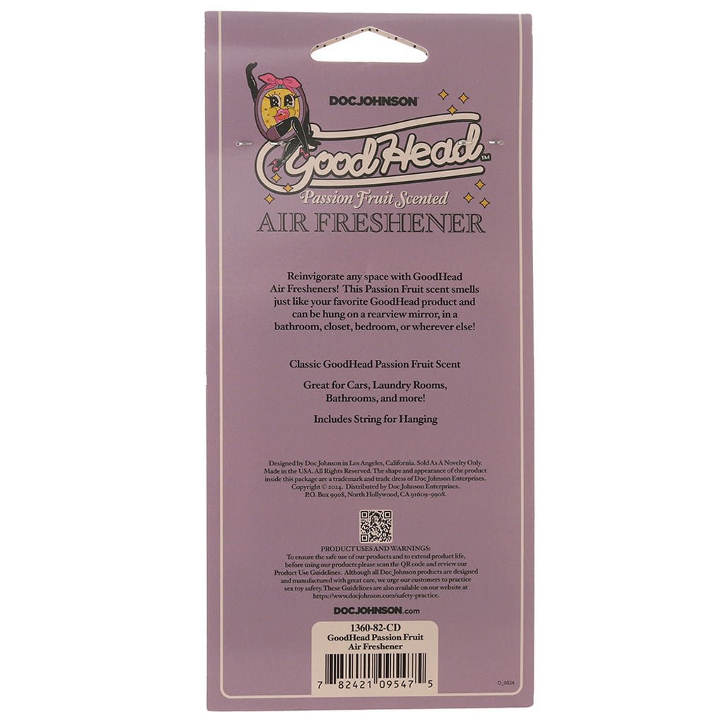 GoodHead Air Freshener in Passion Fruit - Tophatter's Adult Sex Toys Online Novelties 'n Parties - Tophatter Daily Deals