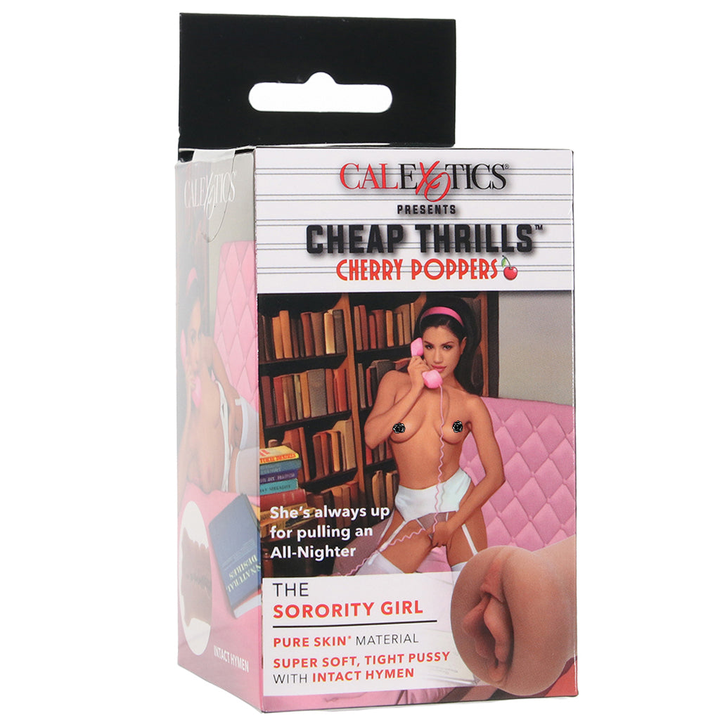 Cheap Thrills Cherry Poppers Sorority Girl Mini Stroker - Tophatter's Adult Sex Toys Online Male Masturbators > Pocket Strokers - Tophatter Daily Deals