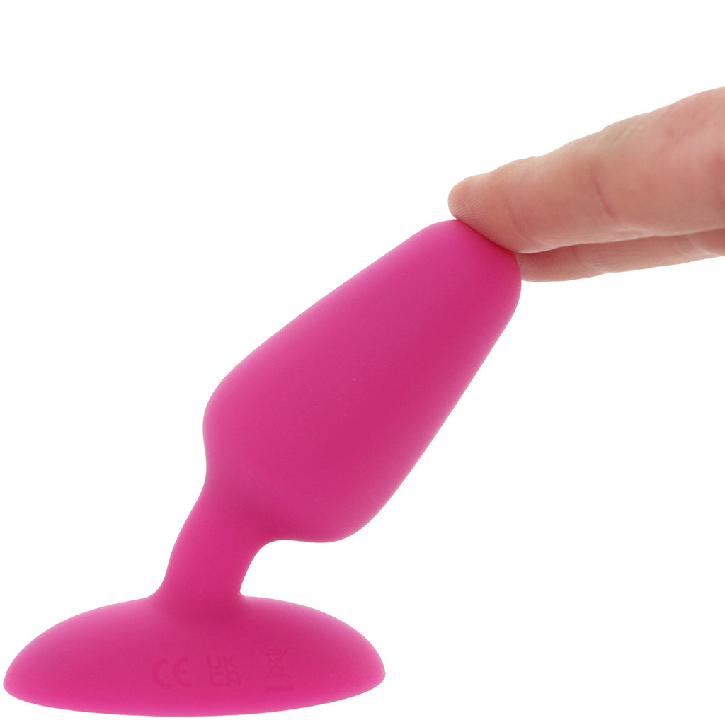 Bang! Vibrating Silicone Butt Plug in Pink - Tophatter's Adult Sex Toys Online Anal Sex Toys > Butt Plugs - Tophatter Daily Deals