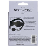Nocturnal Collection Eye Mask & Breathable Ball Gag Set - Tophatter's Adult Sex Toys Online Bondage and Fetish > Ball Gags & Mouth Restraints - Tophatter Daily Deals