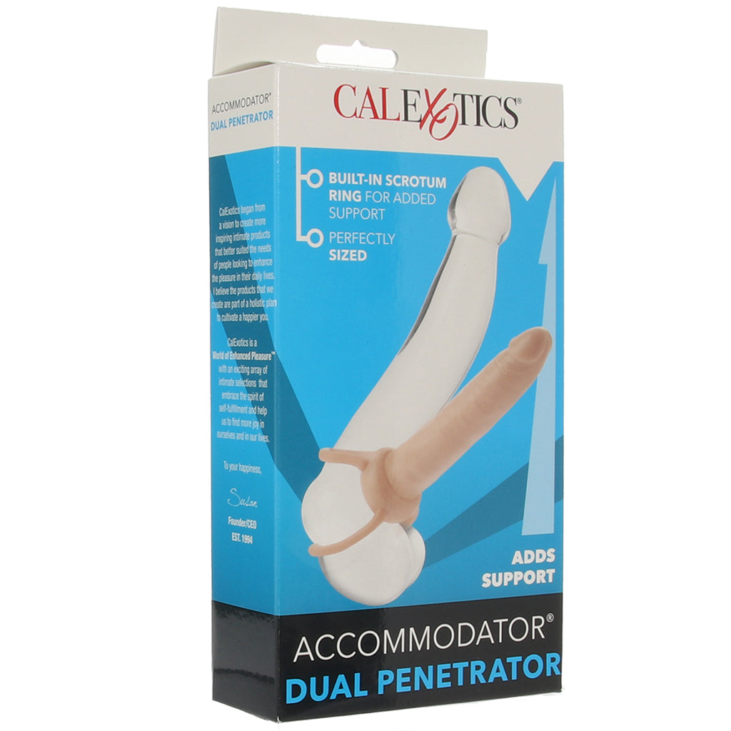 Accommodator Dual Penetrator in Ivory Dildo Sex Toys > Anal Dildos - Tophatter Daily Deals