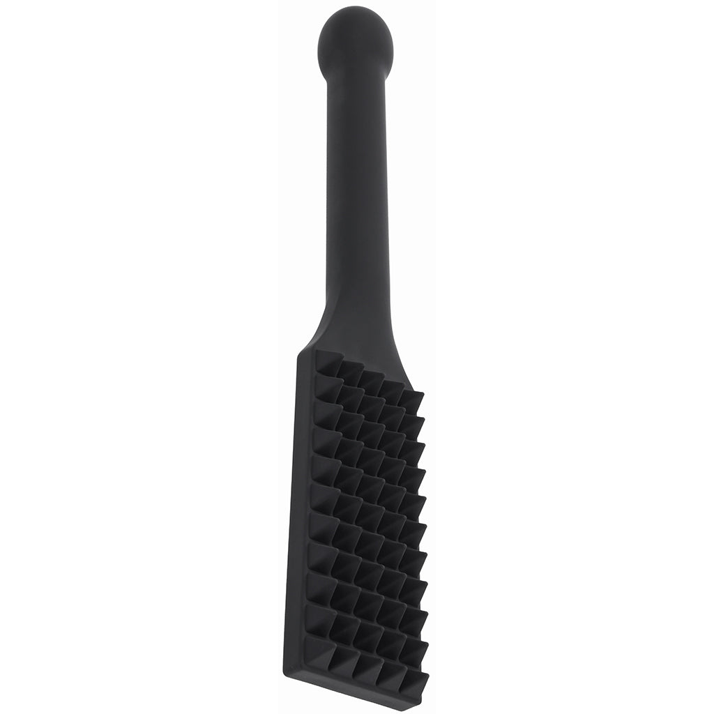 Edge Spiked Silicone Paddle with Insertable Handle Bondage and Fetish > Whips and Crops - Tophatter Daily Deals