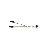 Tweezer Clit Clamp with Purple Beads Bondage and Fetish > Nipple Stimulators & Clamps - Tophatter Daily Deals