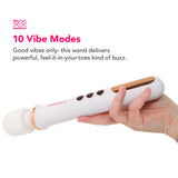 PinkCherry Rechargeable Wand in White Vibrators > Wands - Tophatter Daily Deals