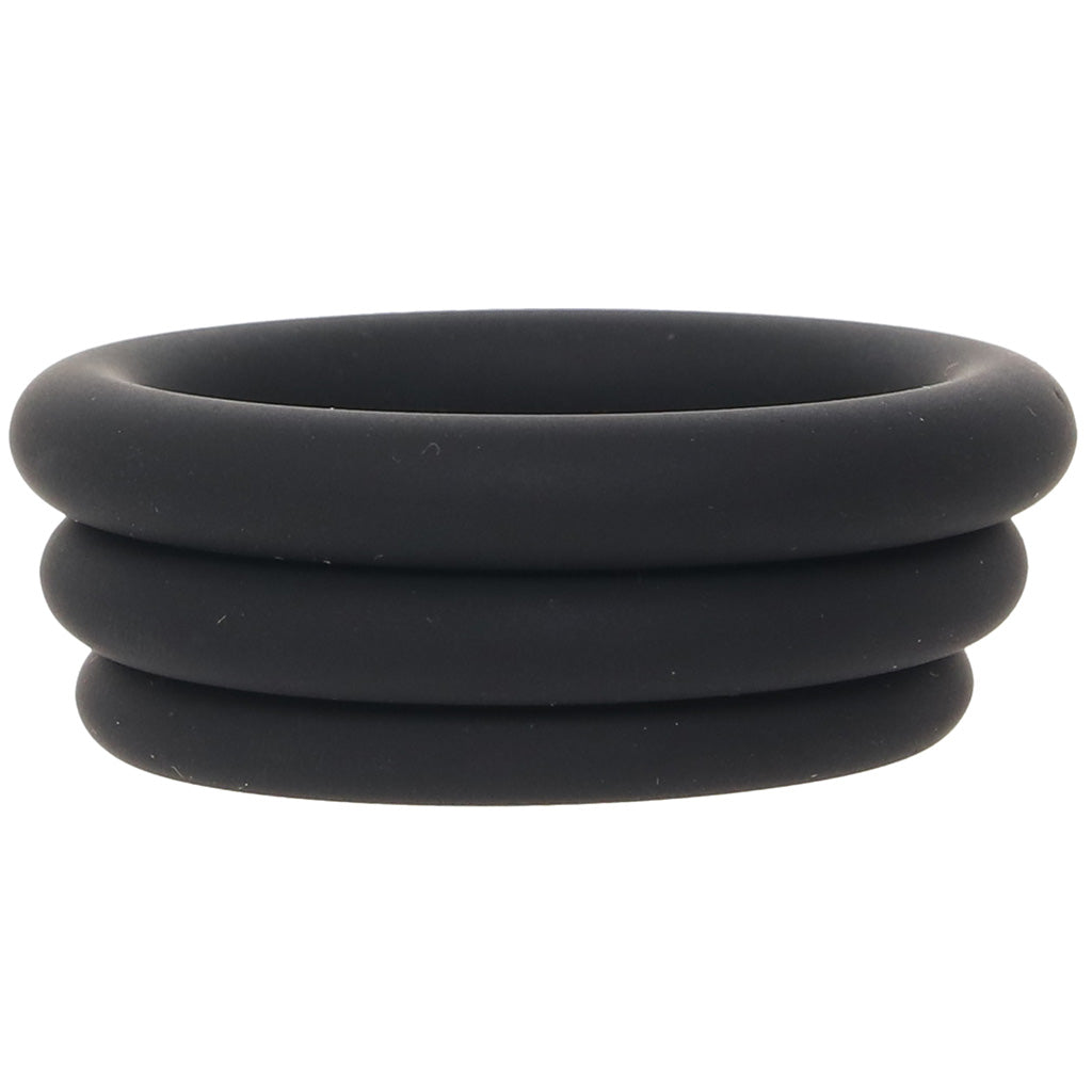 LEVELZ 3 Piece Classic Cock Ring Set in L-XXL Cock Rings - Tophatter Daily Deals